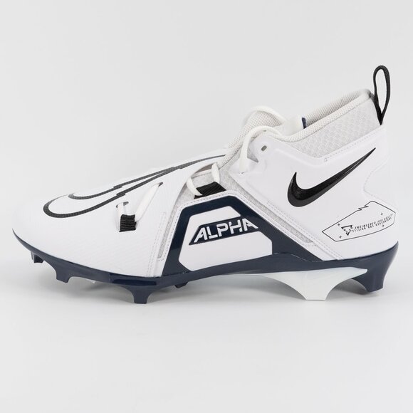 Nike Men\'s Alpha Menace Pro 3 Football Cleats White/Navy CT6649-108 Multi Size main image 7